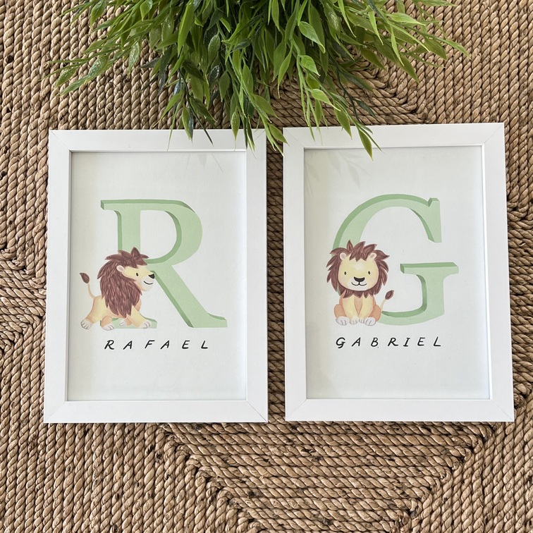 Pack Navidad 2 láminas - Leones